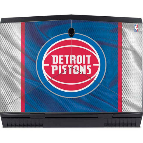 NBA Detroit Pistons Away Jersey Dell Alienware Skin